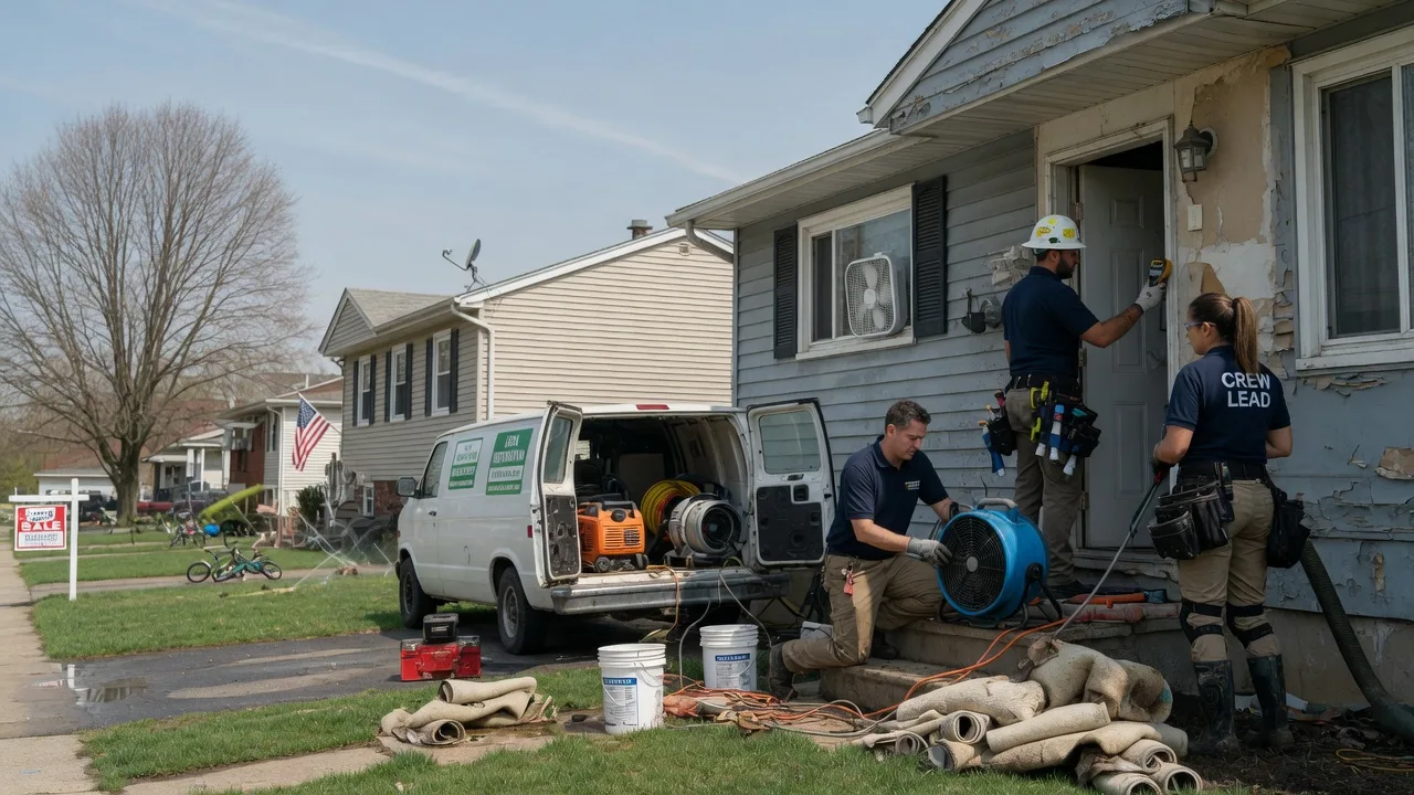 Flood Cleanup in Jenks, OK near me